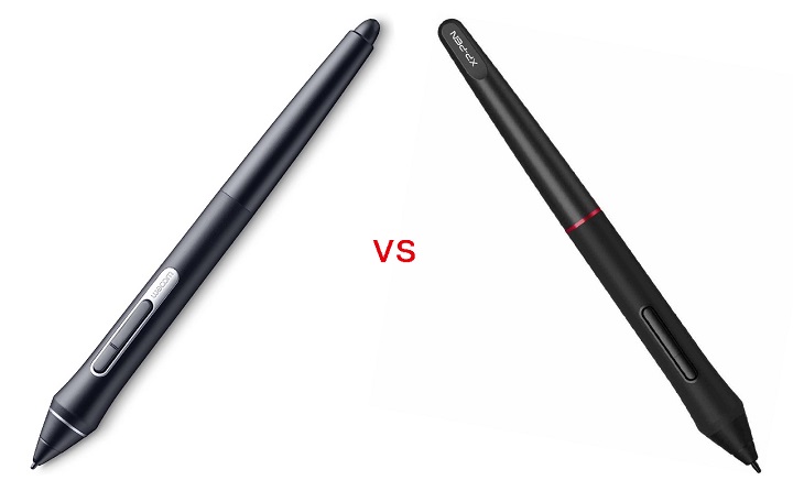 Wacom_Pro_Pen_2_vs_XPPen_PA2_Stylus